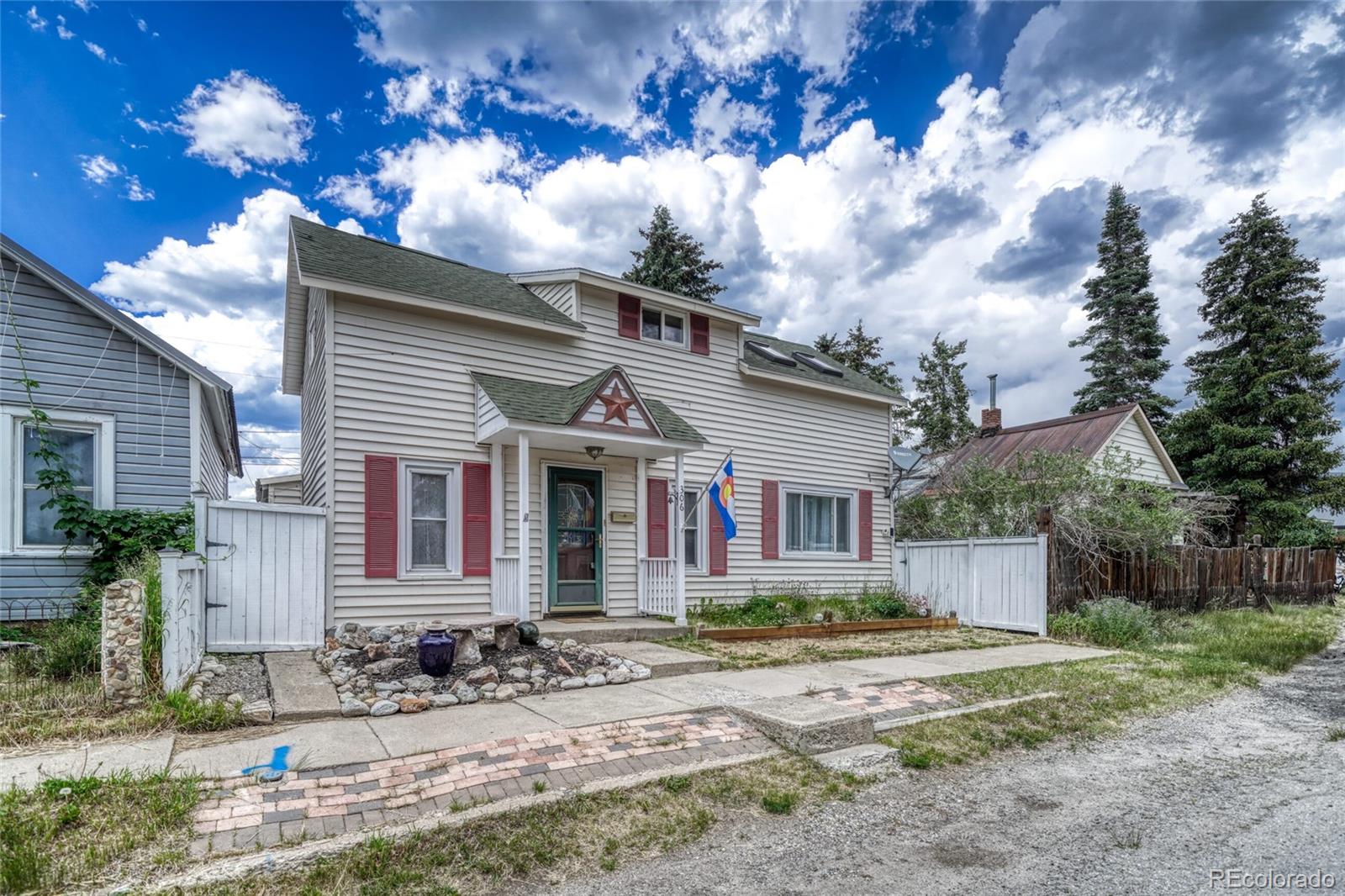 306 Elm Street Leadville, CO 80461 - Photo 38 of 42 a front view of house with yard