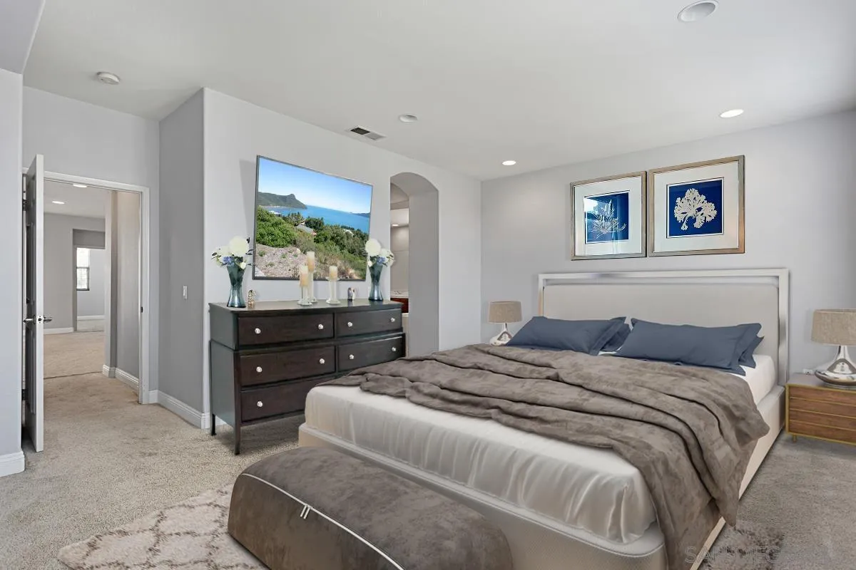 536 Echo Lane San Marcos, CA 92078 - Photo 15 of 24 a bedroom with a bed and a dresser