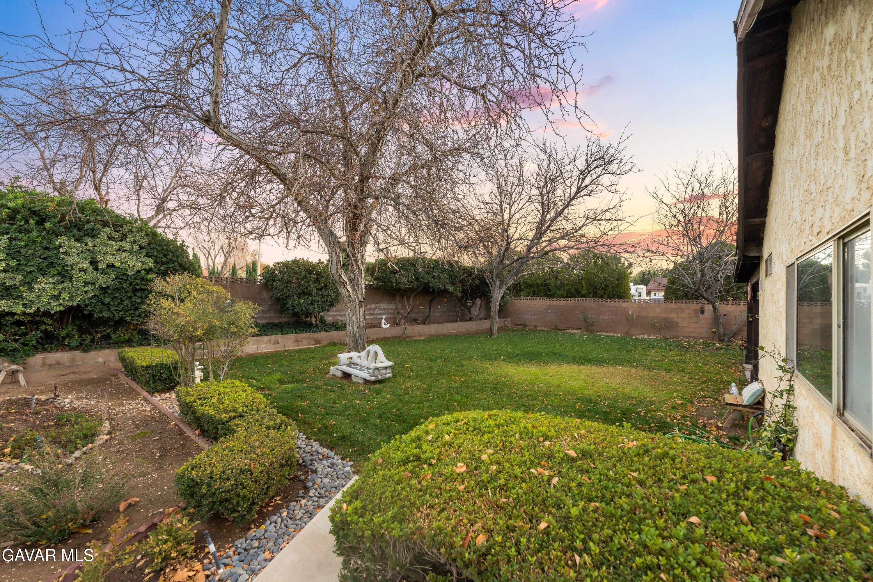 42902 Sachs Drive Lancaster, CA 93536 - Photo 40 of 55 a view of a backyard with large trees