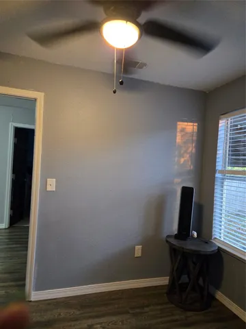 a backyard of a house