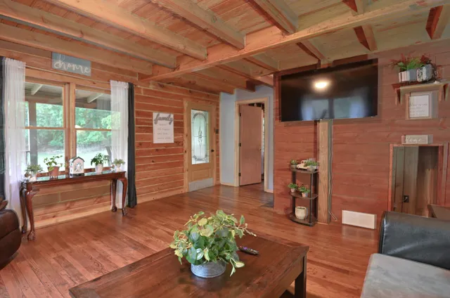 a view of an outdoor space and a yard