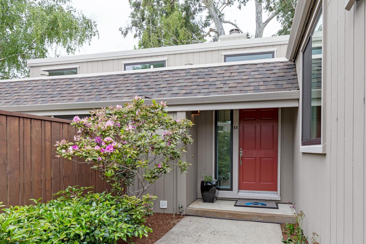 8 Farm Road Los Altos, CA 94024 - Photo 2 of 19 a front view of a house with a garage