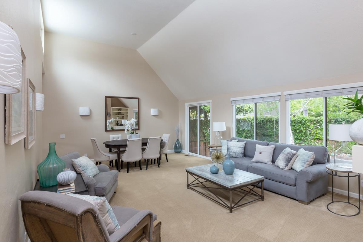 8 Farm Road Los Altos, CA 94024 - Photo 7 of 19 a living room with furniture and a large window