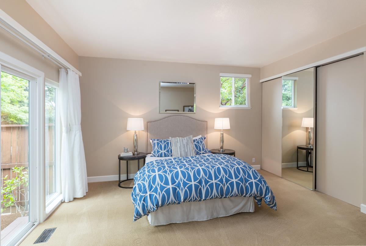 8 Farm Road Los Altos, CA 94024 - Photo 9 of 19 a bedroom with a bed and a window