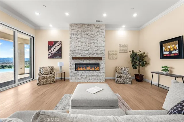 a bathroom with a granite countertop sink mirror vanity and toilet
