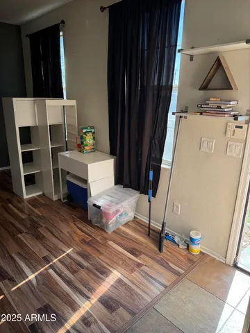 a view of wooden floor