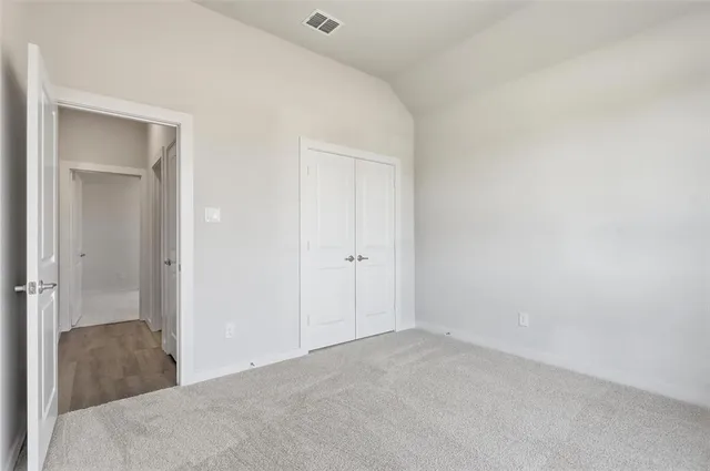 a view of an empty room