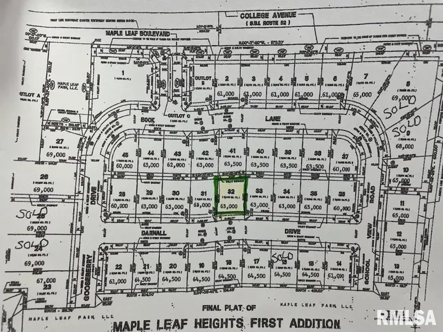 $63,000 | 819 Darnall Drive, Geneseo, IL 61254
