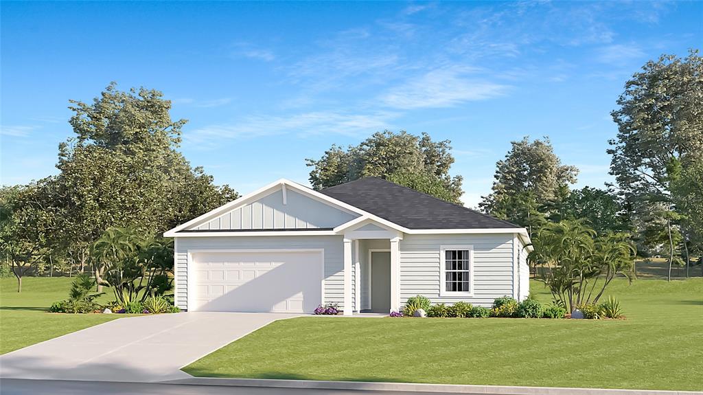 1271 Northwest 44th Court Road Ocala, FL 34482 - Photo 1 of 1 Artist rendering; illustration only; colors, features, and garage orientation may differ.