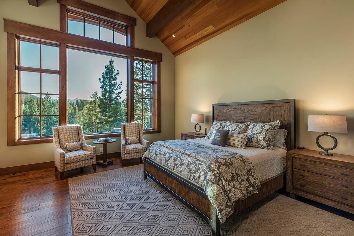 8094 Fallen Leaf Way Truckee, CA 96161 - Photo 11 of 28 a bedroom with a bed and a large window