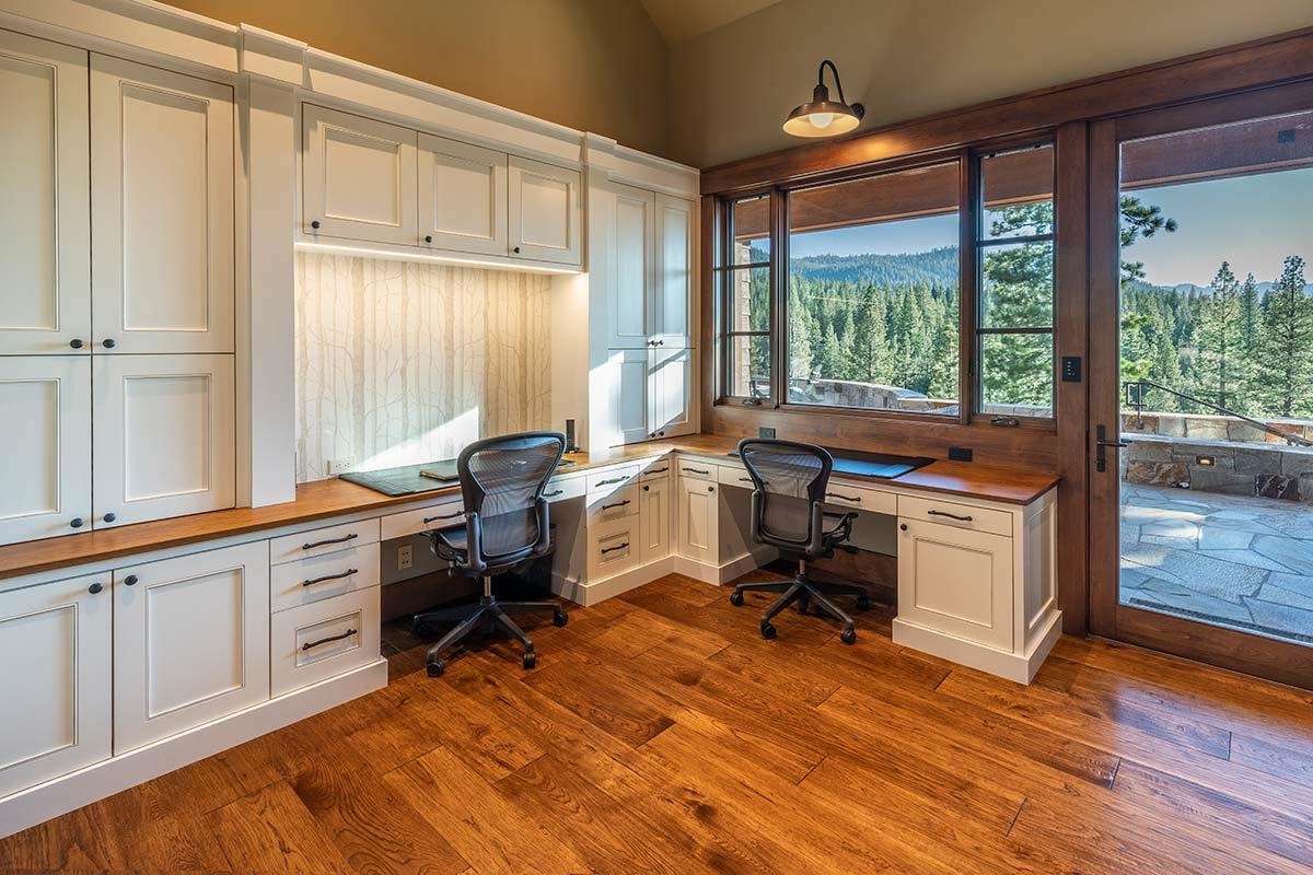 8094 Fallen Leaf Way Truckee, CA 96161 - Photo 16 of 28 a view of a workspace with furniture and a window