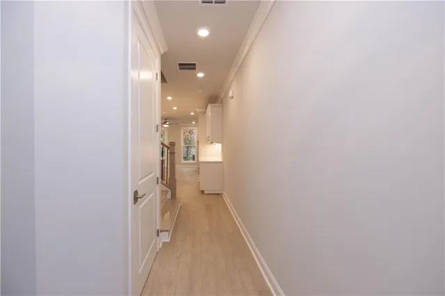 a view of entryway and hall