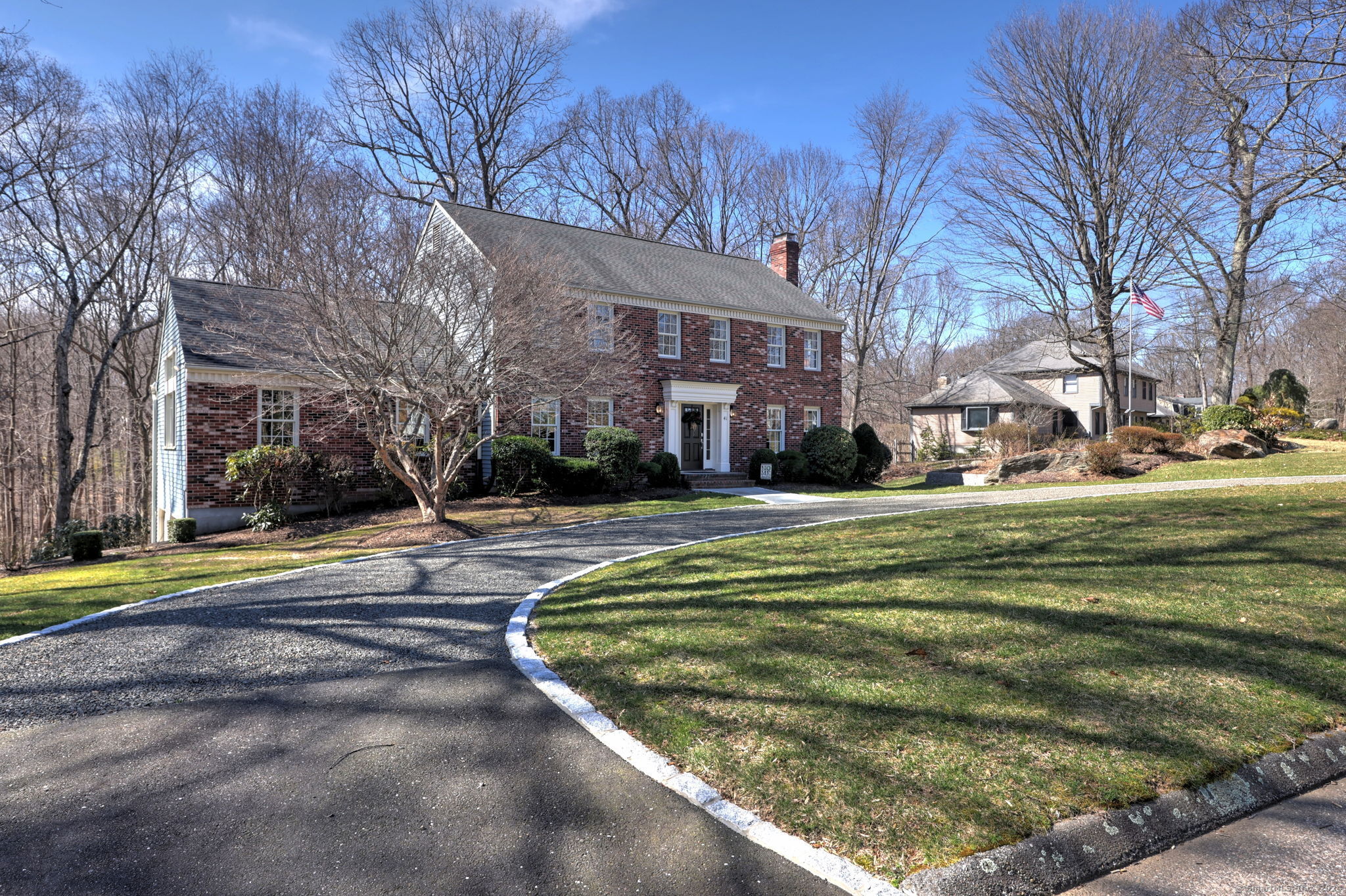 41 Nelson Brook Road Monroe, CT 06468 - Photo 1 of 1 Grand Circular Driveway