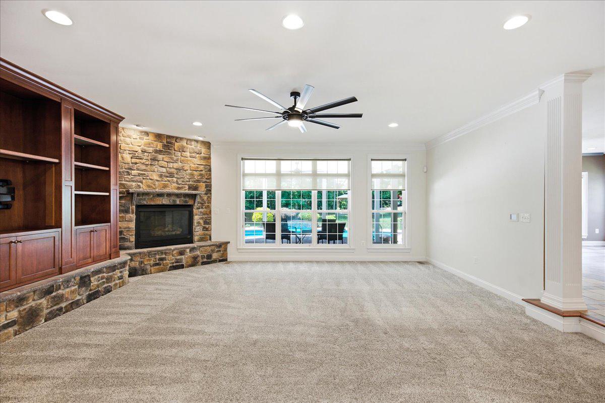 4100 Hidden Creek Road Port Republic, MD 20676 - Photo 23 of 92 Family room with view of outdoor pool area