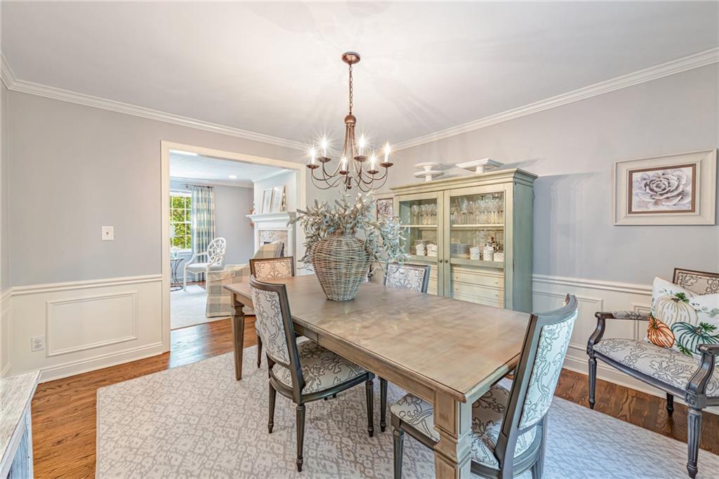 103 Lexington Drive Canonsburg, PA 15317 - Photo 14 of 44 a view of a dining room with furniture and chandelier