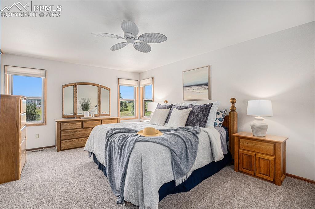 2585 Mohawk Way Monument, CO 80132 - Photo 20 of 49 a bed room with bed and window
