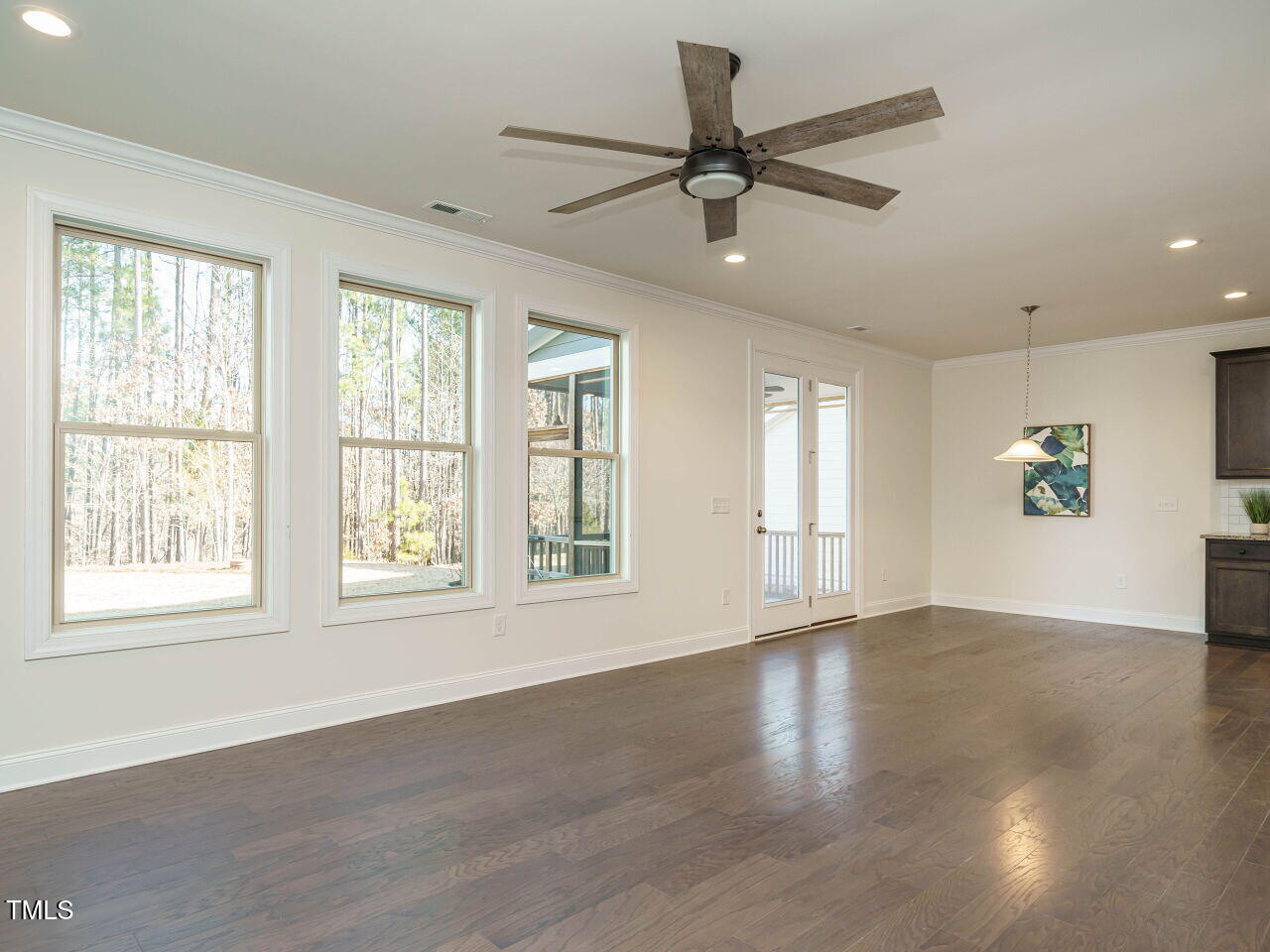 1412 Magic Hollow Road Durham, NC 27713 - Photo 14 of 39 Family Room and Dining
