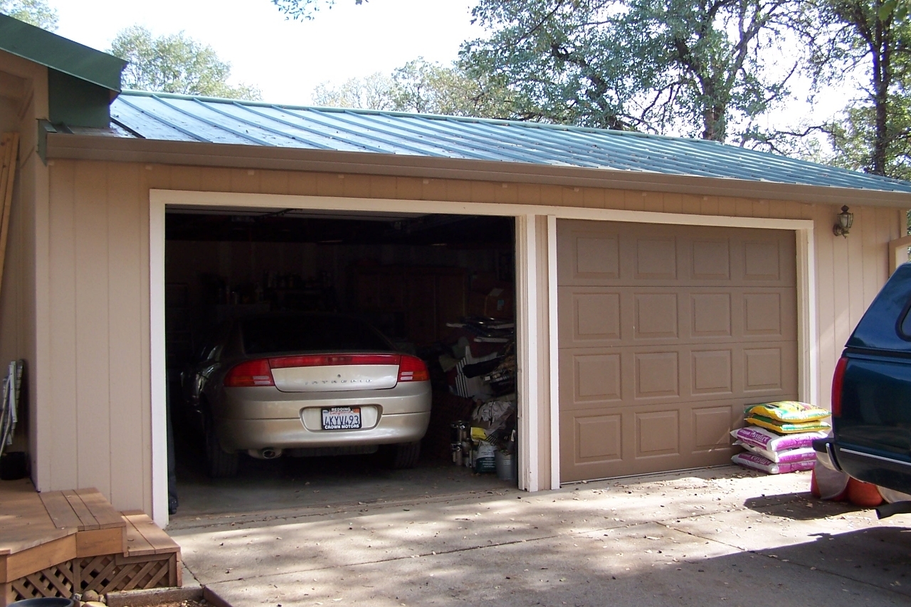 attached two car garage