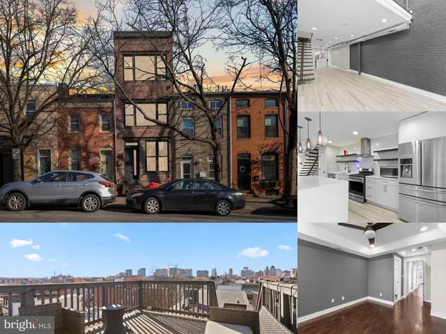 a city street lined with buildings and cars