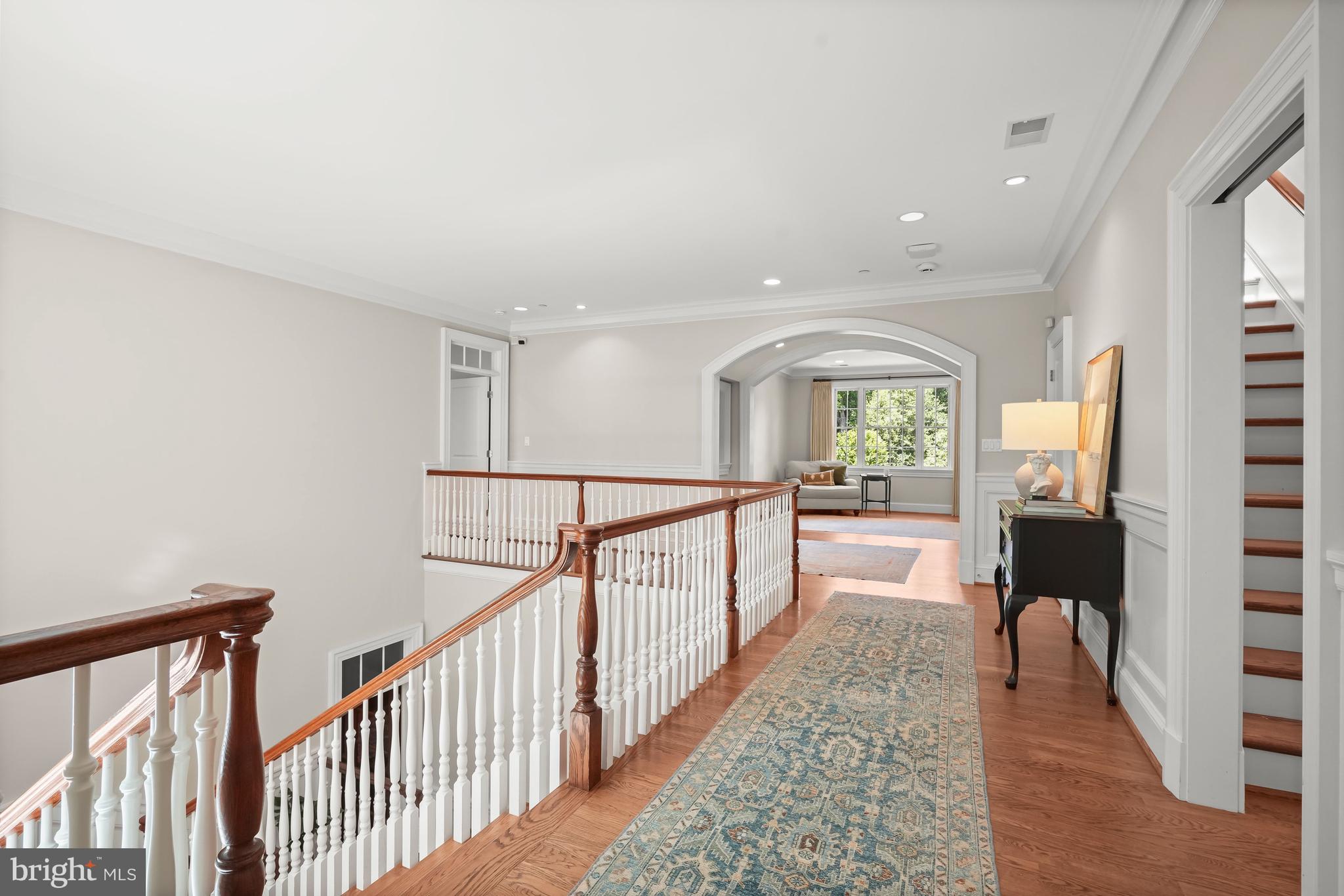 9908 Newhall Road Potomac, MD 20854 - Photo 25 of 44 Upper Level Hall open to Sitting Room