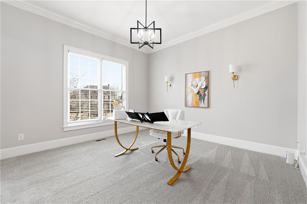 2555 Weddington Ridge Northeast Marietta, GA 30068 - Photo 7 of 65 a work room with furniture and windows