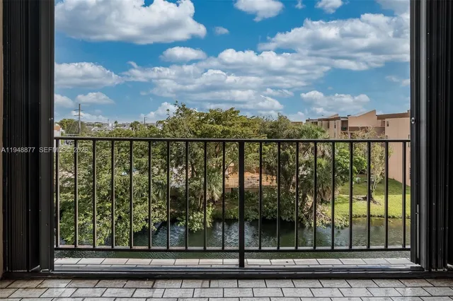 a view of a houses from a window