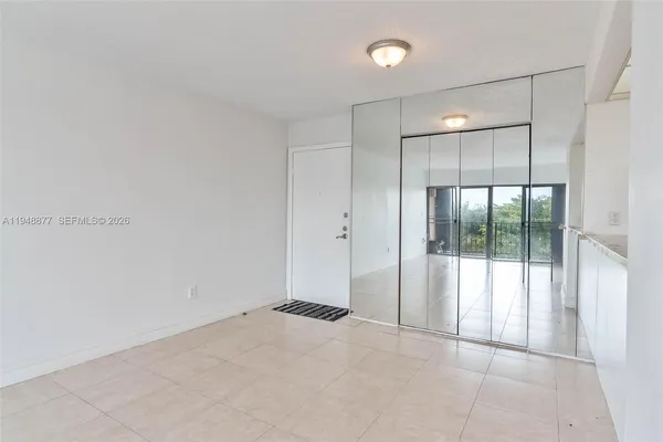 a view of an empty room