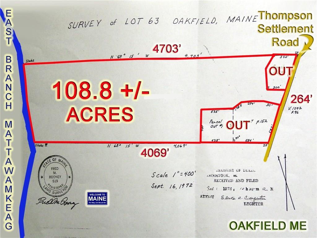 Lot 22 Thompson Settlement Road Oakfield, ME 04763 - Photo 2 of 35 Photo