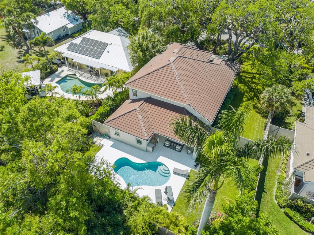 4013 Red Rock Lane Sarasota, FL 34231 - Photo 57 of 60 an aerial view of a house