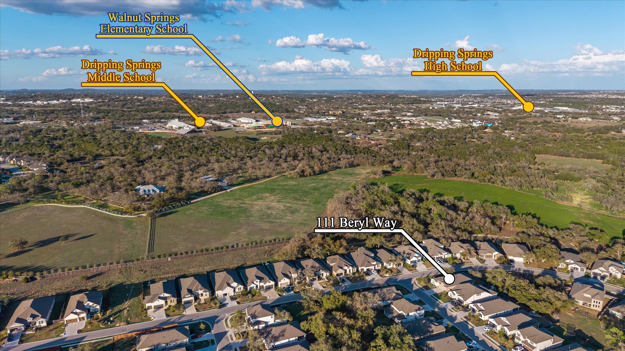 111 Beryl Way Dripping Springs, TX 78620 - Photo 25 of 26 a view of a