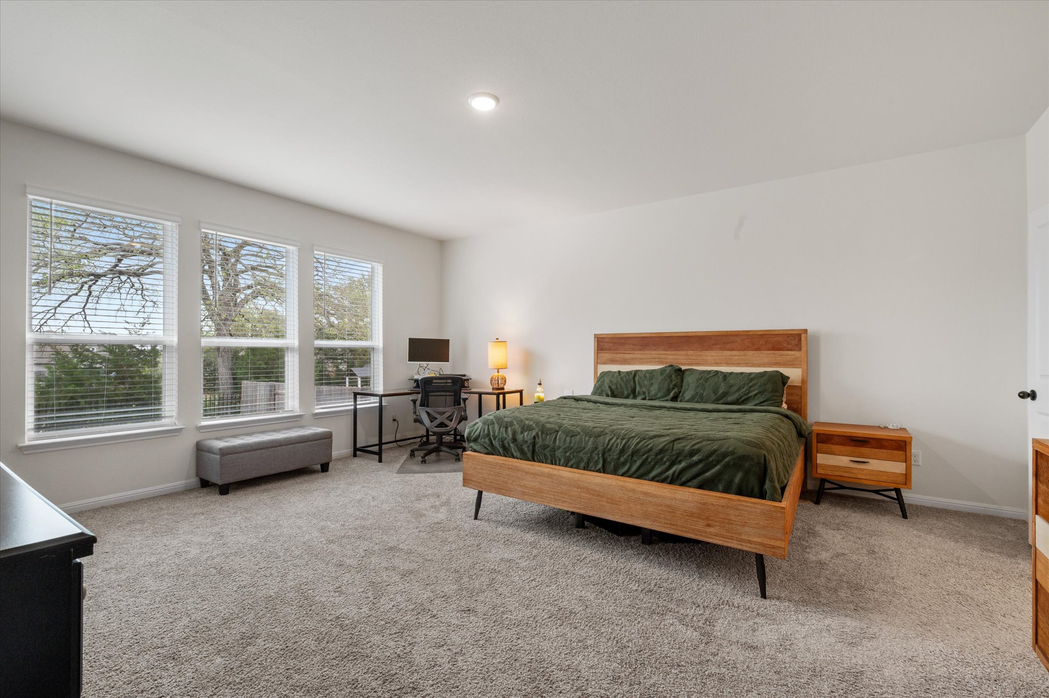 111 Beryl Way Dripping Springs, TX 78620 - Photo 8 of 26 a bedroom with furniture and a large window