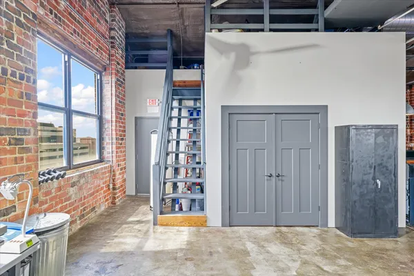a view of a city from a balcony
