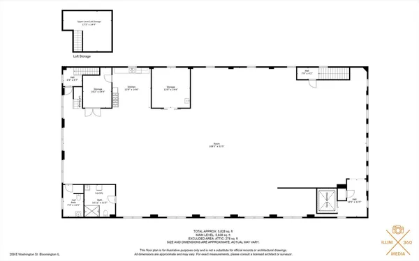$620,000 | 209 East Washington Street, Unit 5, Bloomington, IL 61701