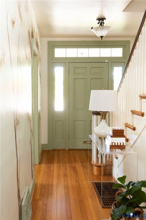 4801 Brook Road Richmond, VA 23227 - Photo 4 of 28 a view of entryway with wooden floor