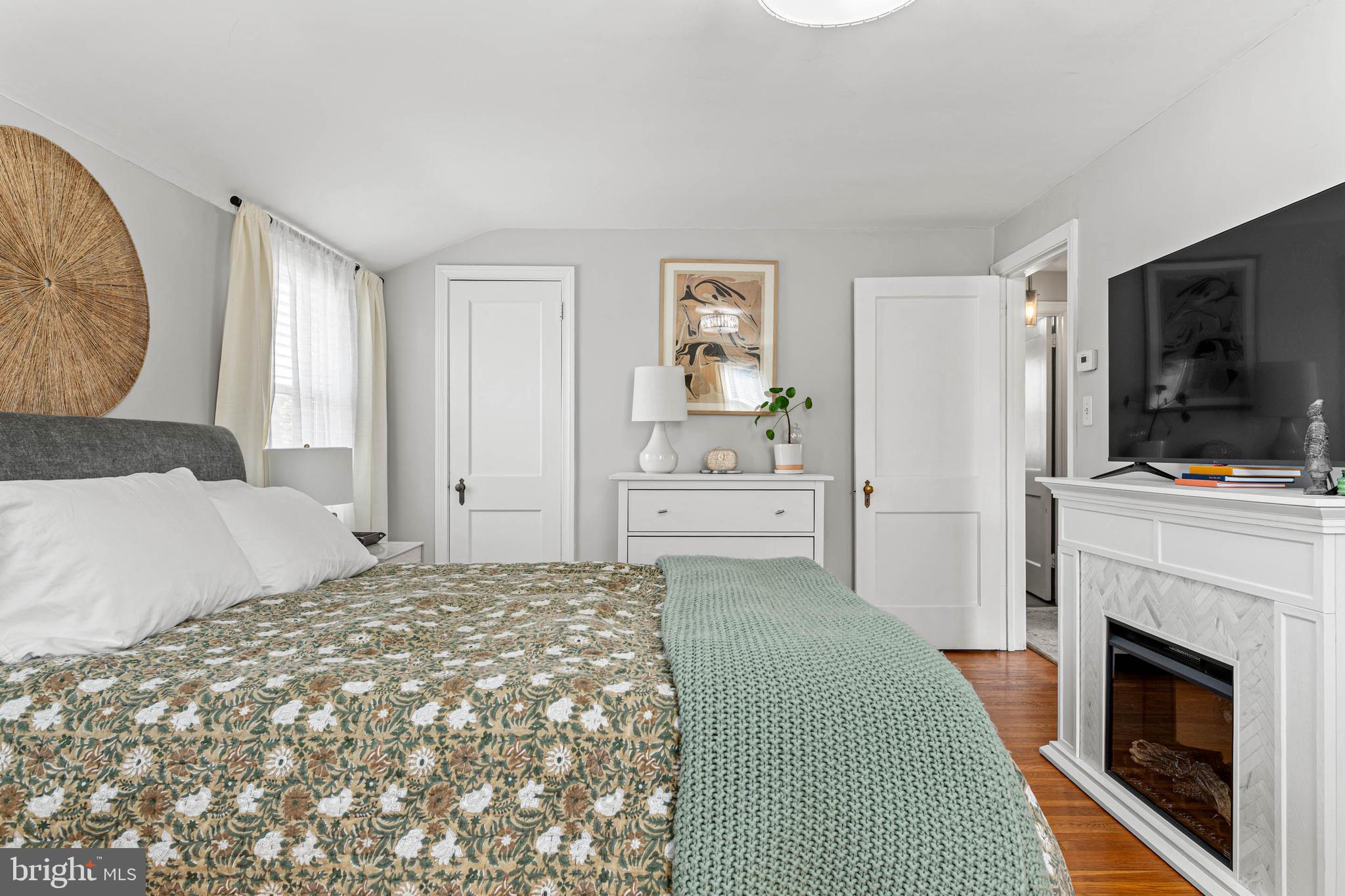 21 Moreland Road Paoli, PA 19301 - Photo 16 of 29 a bedroom with a bed and a flat screen tv