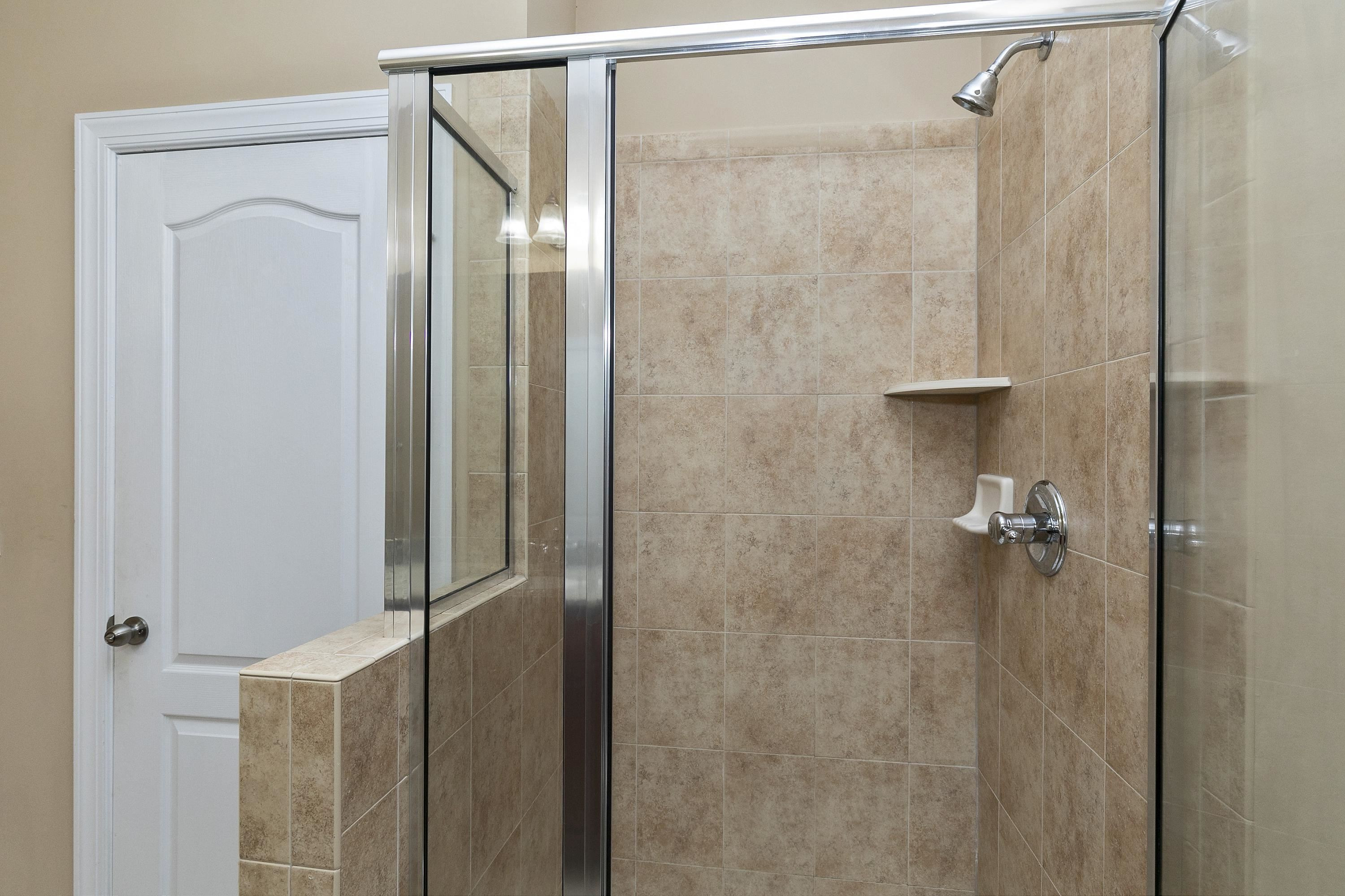 634 Democracy Street Raleigh, NC 27603 - Photo 22 of 43 glass Enclosed Shower