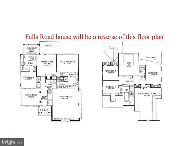 13218 Falls Road Cockeysville, MD 21030 - Photo 2 of 2 Floor Plan #1