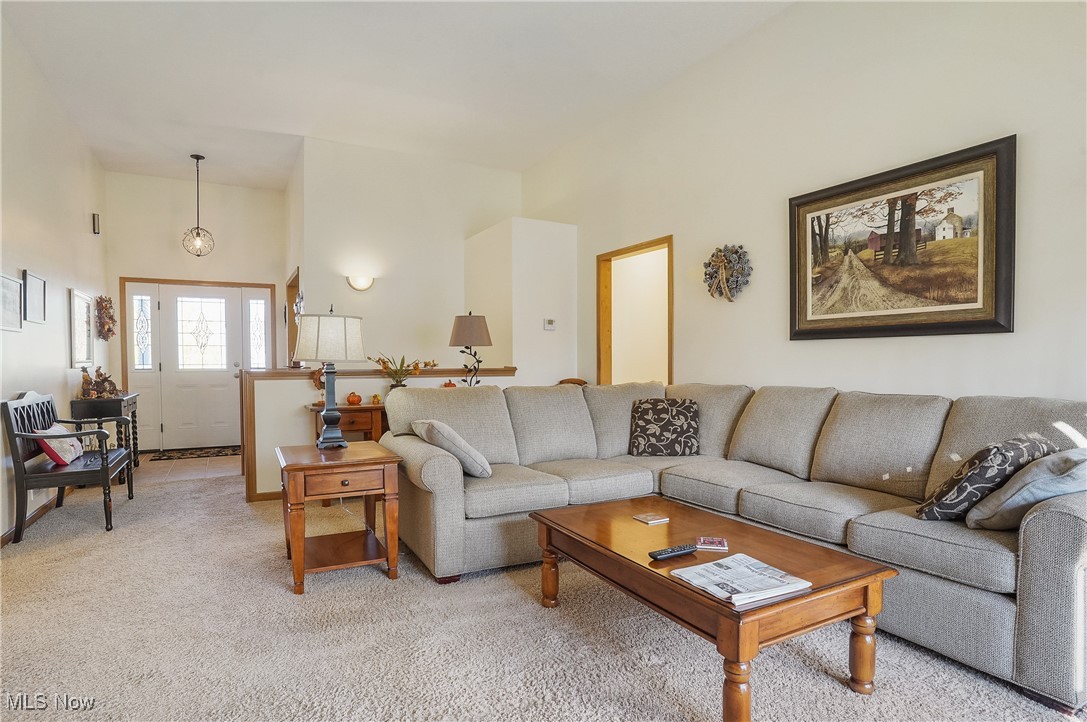 861 Susan Road Ravenna, OH 44266 - Photo 7 of 45 Living room featuring carpet flooring