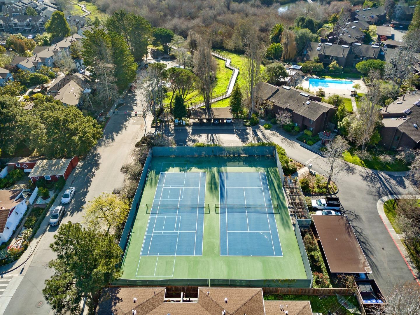 102 Tree Frog Lane Santa Cruz, CA 95060 - Photo 42 of 51 an aerial view of a houses with yard