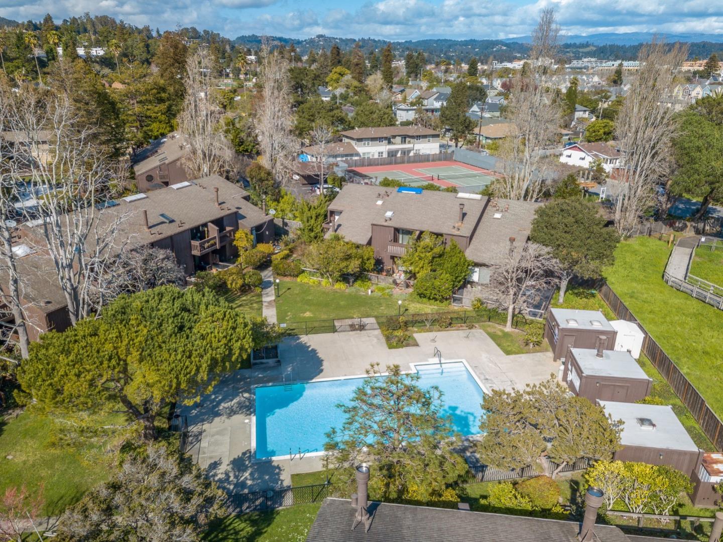 102 Tree Frog Lane Santa Cruz, CA 95060 - Photo 45 of 51 an aerial view of residential houses with outdoor space