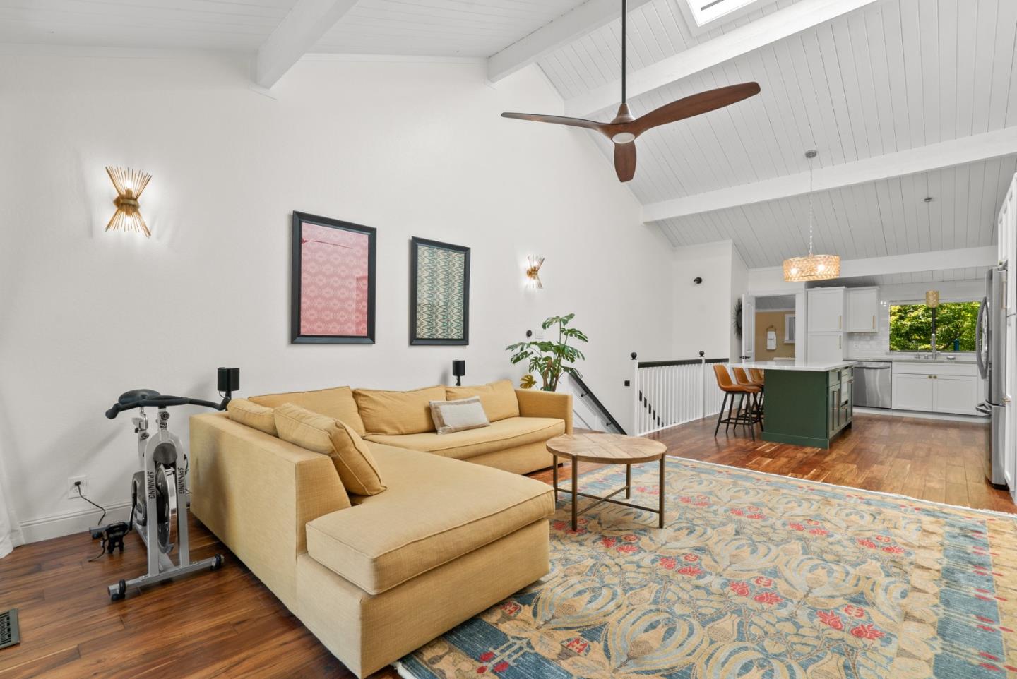 102 Tree Frog Lane Santa Cruz, CA 95060 - Photo 7 of 51 a living room with furniture and wooden floor
