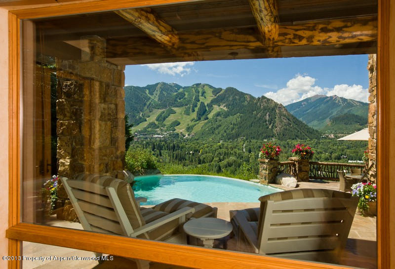 10 Ridge Place Aspen, CO 81612 - Photo 32 of 37 a view of swimming pool from a balcony