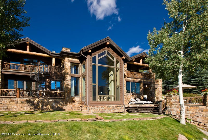 10 Ridge Place Aspen, CO 81612 - Photo 4 of 37 a view of a house with swimming pool and sitting area