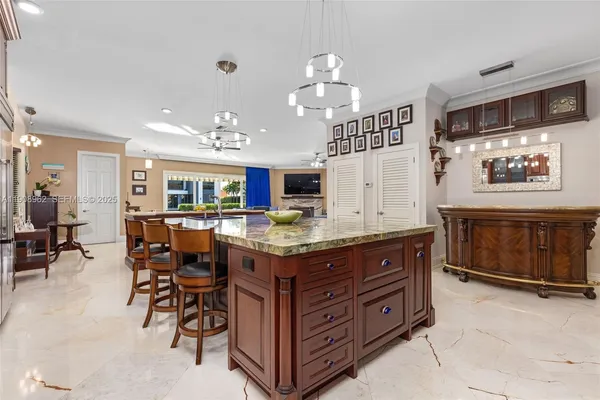 a view of a swimming pool with a lounge chairs