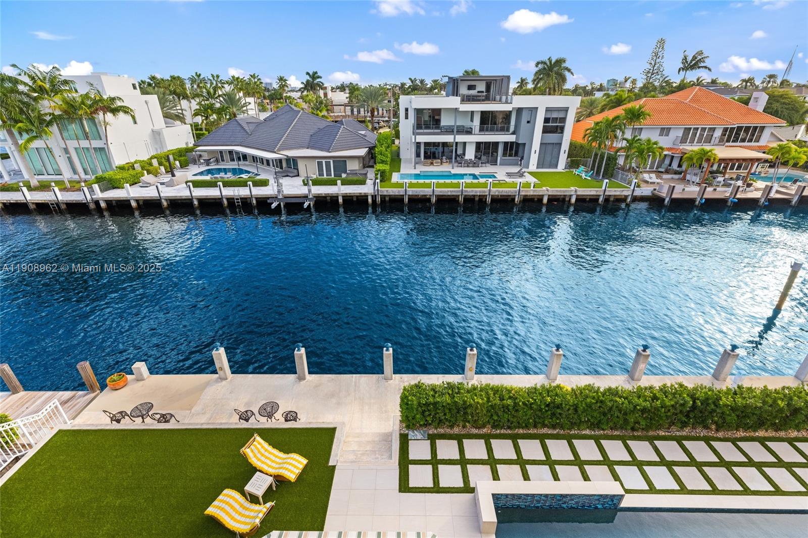 70 Bay Colony Lane Fort Lauderdale, FL 33308 - Photo 94 of 97 a view of a lake with houses swimming pool and outdoor space