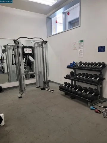 a view of a lake with a deck