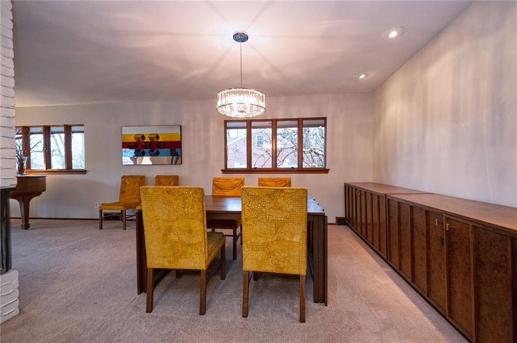 788 Elm Spring Road Pittsburgh, PA 15243 - Photo 9 of 25 Dining room with built-in cabinets for all your storage needs!