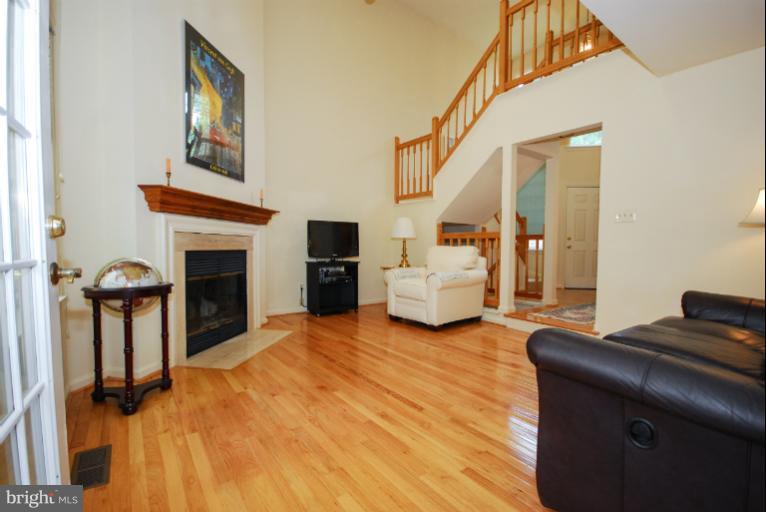 1503 Deer Point Way Reston, VA 20194 - Photo 18 of 21 a living room with furniture and a fireplace