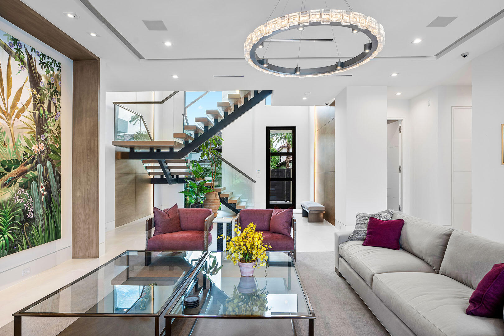 175 Alexander Palm Road Boca Raton, FL 33432 - Photo 9 of 71 a living room with furniture and a wooden floor