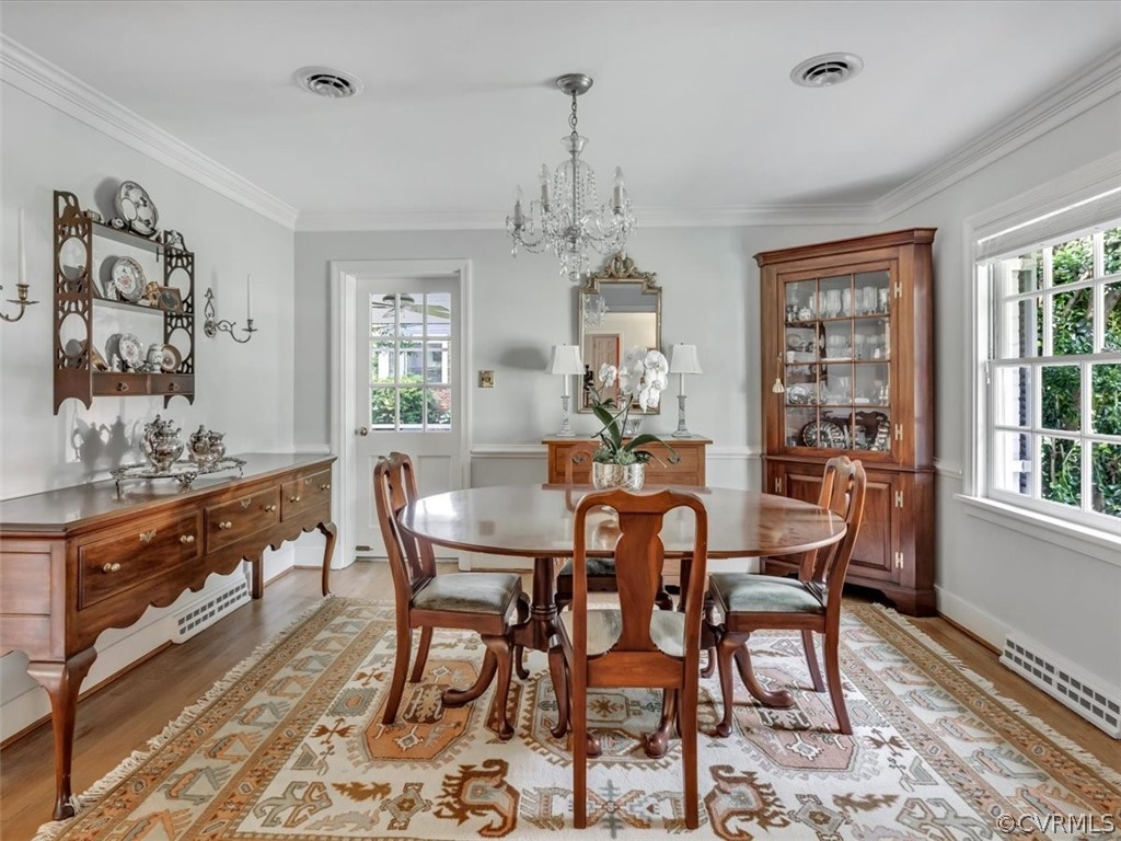 209 Ralston Road Henrico, VA 23229 - Photo 9 of 32 a view of a dining room with furniture window and wooden floor
